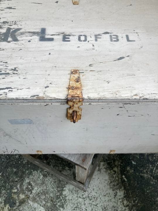 ビンテージ　アンティーク　ミリタリーボックス　木箱