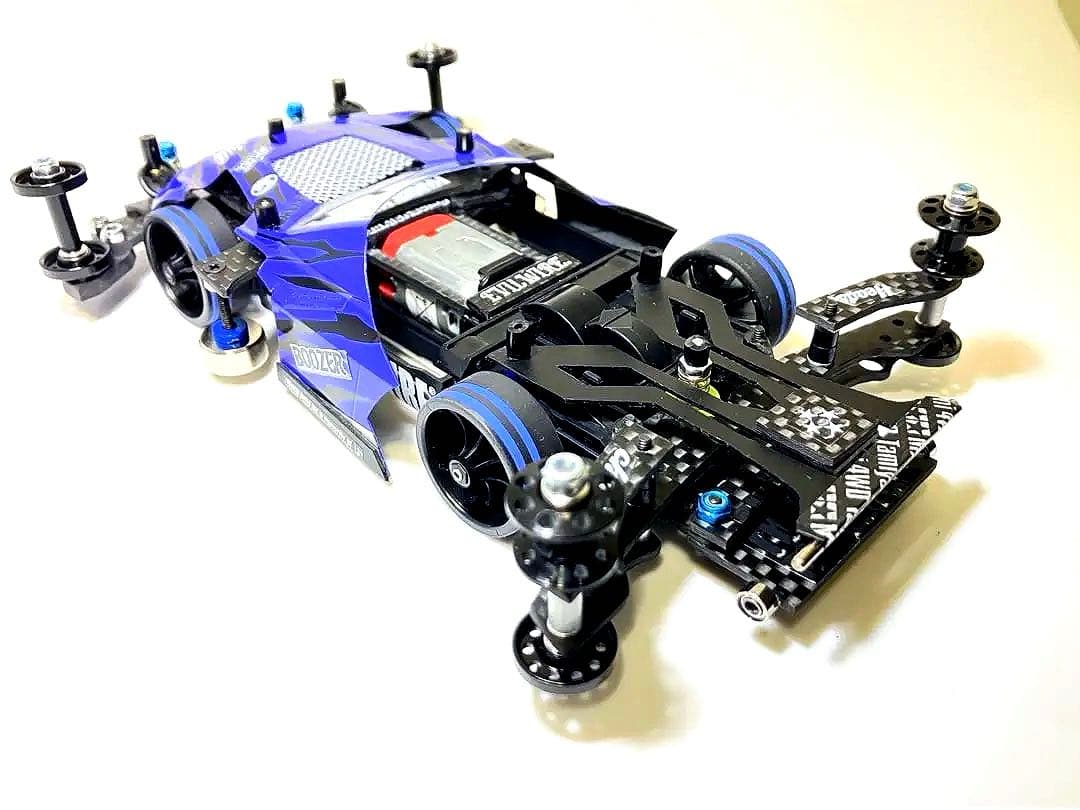 ミニ四駆　完成品　MSフレキ　TRF Works Jr.