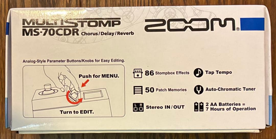 【未使用品】【ギターエフェクター】ZOOM MS-70CDR