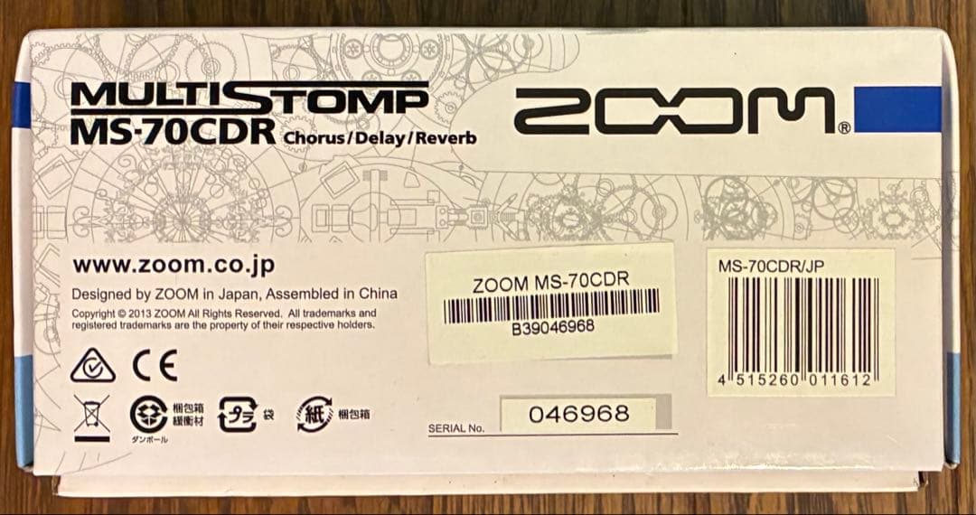 【未使用品】【ギターエフェクター】ZOOM MS-70CDR