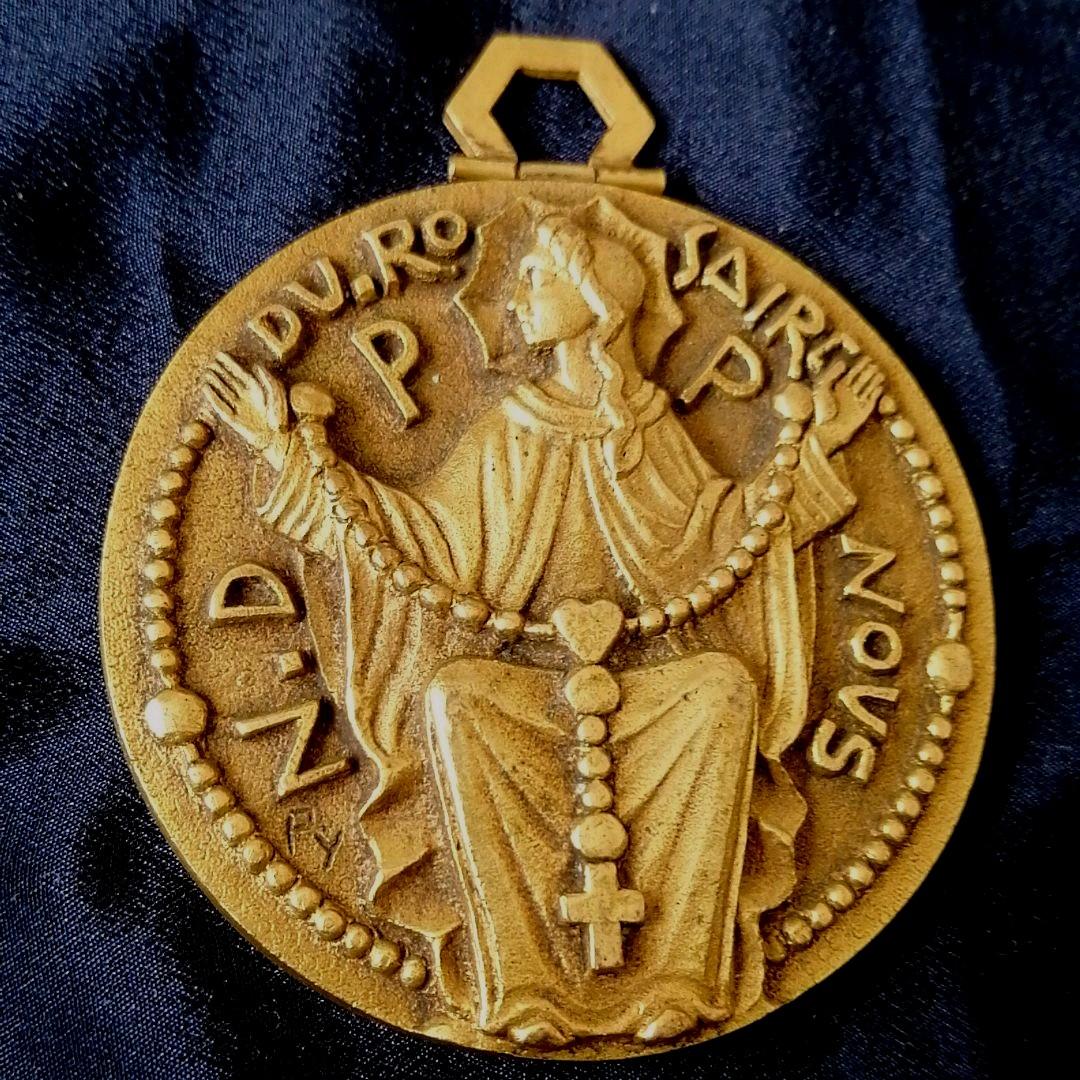 【フランス　アンティーク】ピィ　オリジナル　メダイ　作家　メダイ　フランス