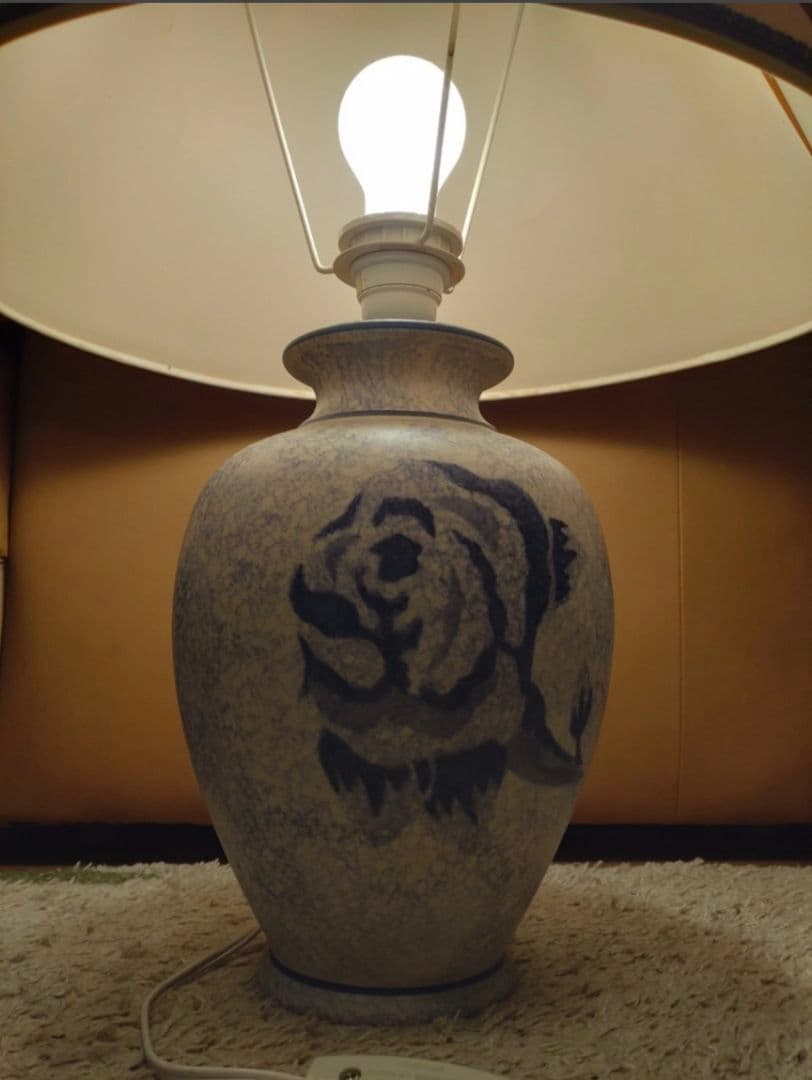 ・百貨店購入品 名家コレクション ランプ 陶器 骨董品 美術品