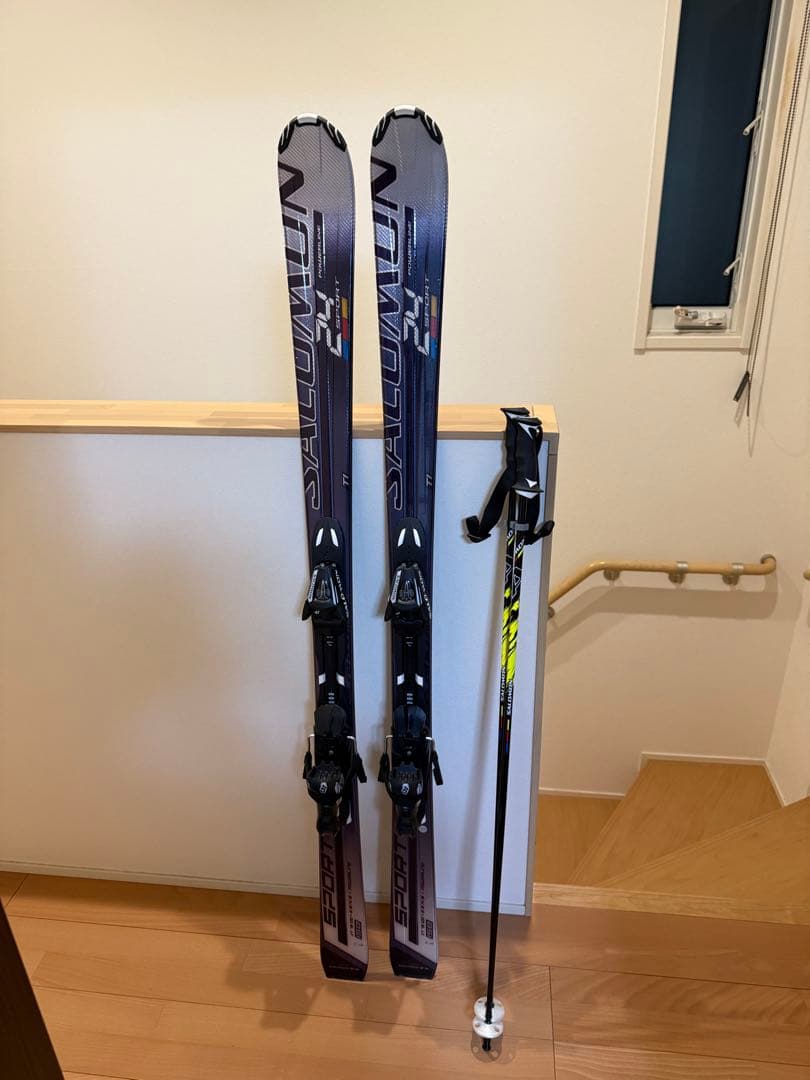 Salomon 24HOURS SPORTスキー板　ストック　ブーツ　3点セット