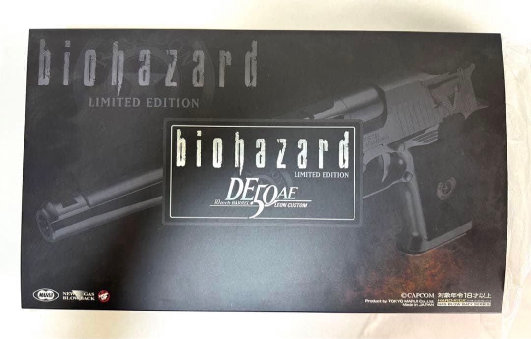 未使用 東京マルイ バイオハザード 10インチ デザートイーグル50AE レオン
