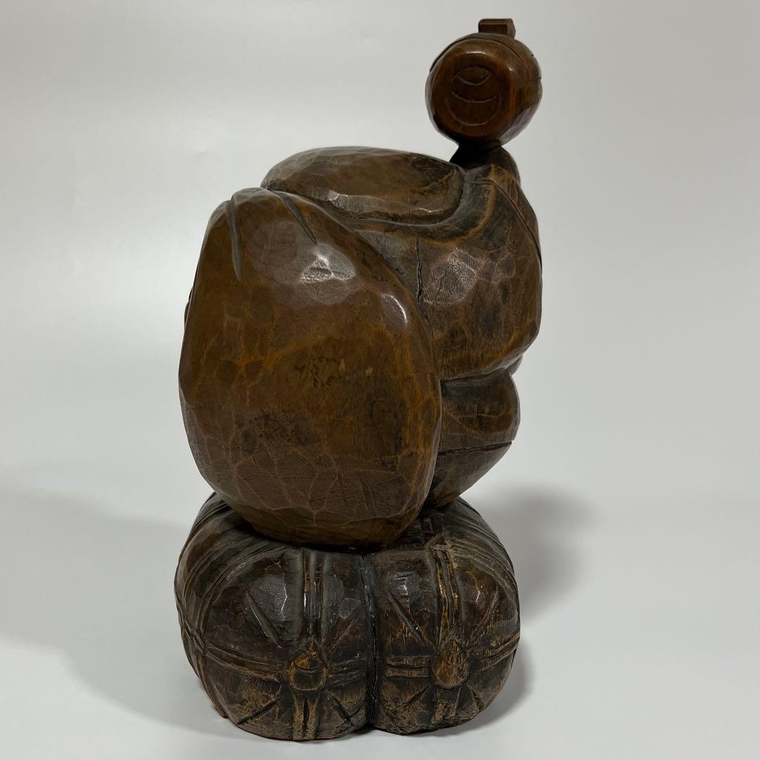 大国様　欅製　木彫り