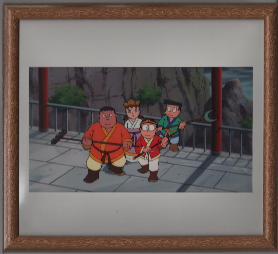 ドラえもん劇場版背景付きセル画額縁入り