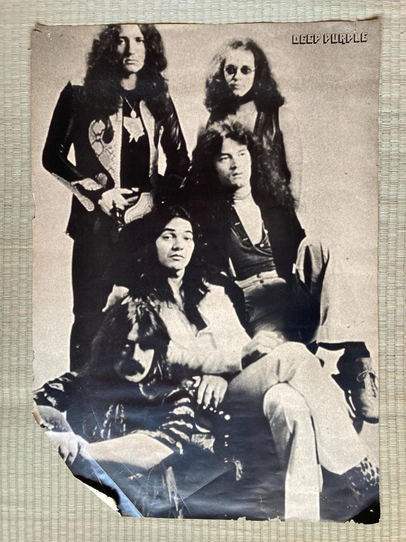 希少 Deep Purple ポスター ディープパープル