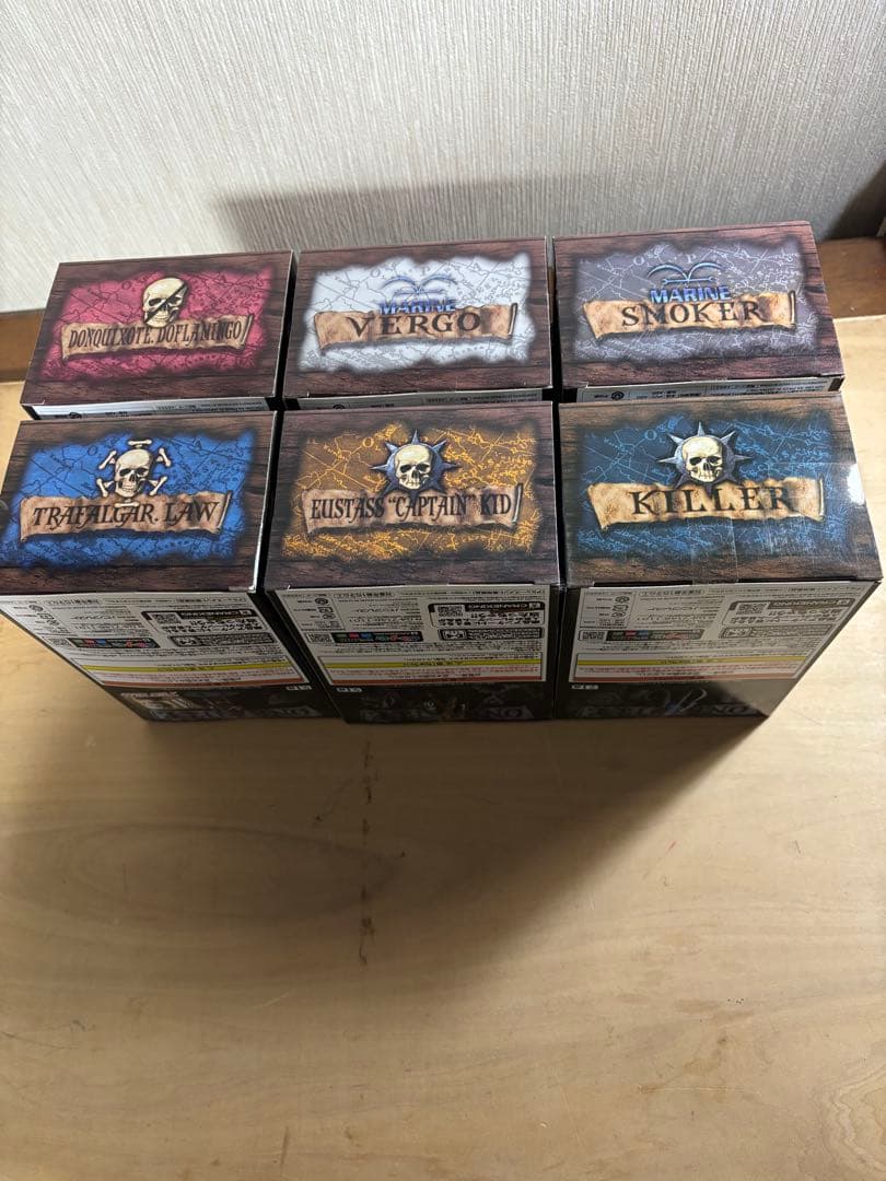 ワンピース Theグランドラインメンフィギュア 6体セット