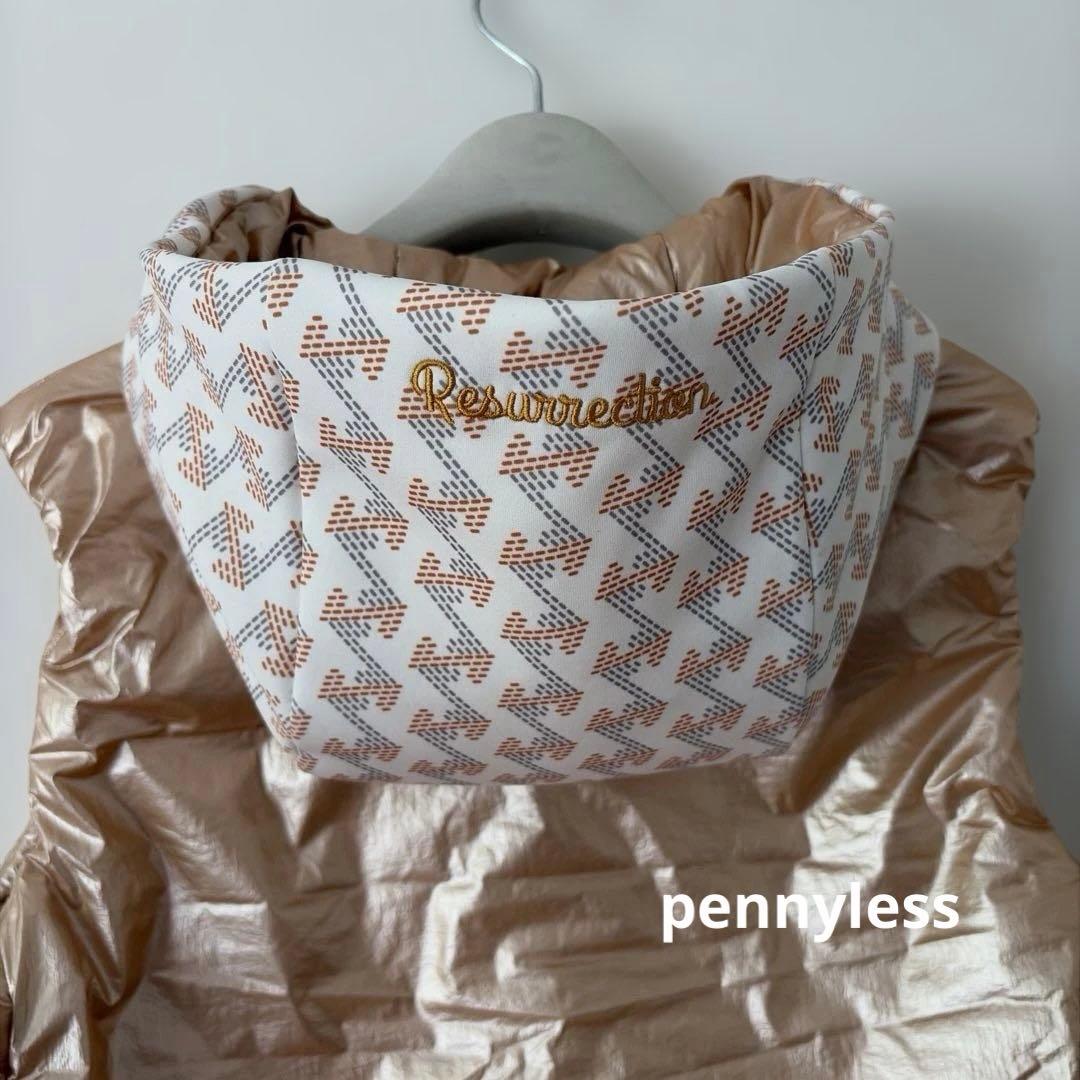 レザレクション×アルチビオ　レアコラボダウンベストメタリックカラー 新品タグ付き