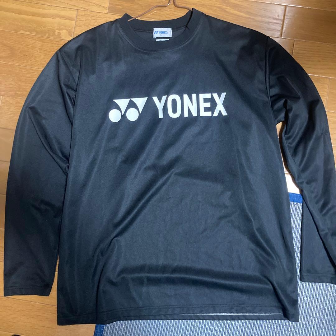 YONEX ナショナルチームロングTシャツJAPAN ブラック　Lサイズ