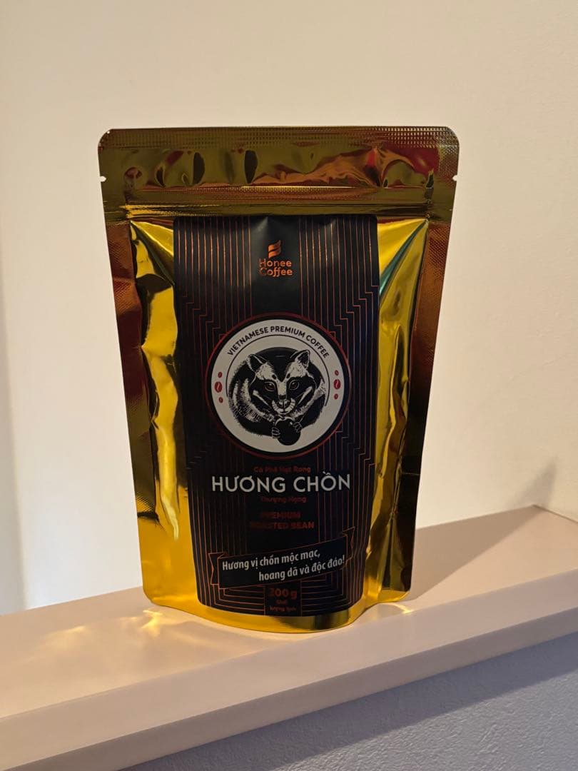 コビ・ルアク　ジャコウネココーヒー　 HUONG CHON 200gコーヒー豆