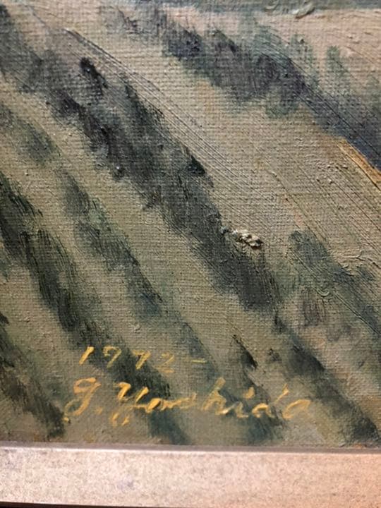 Mt.Fuji oil painting 富士山の絵　油絵　JAPAN