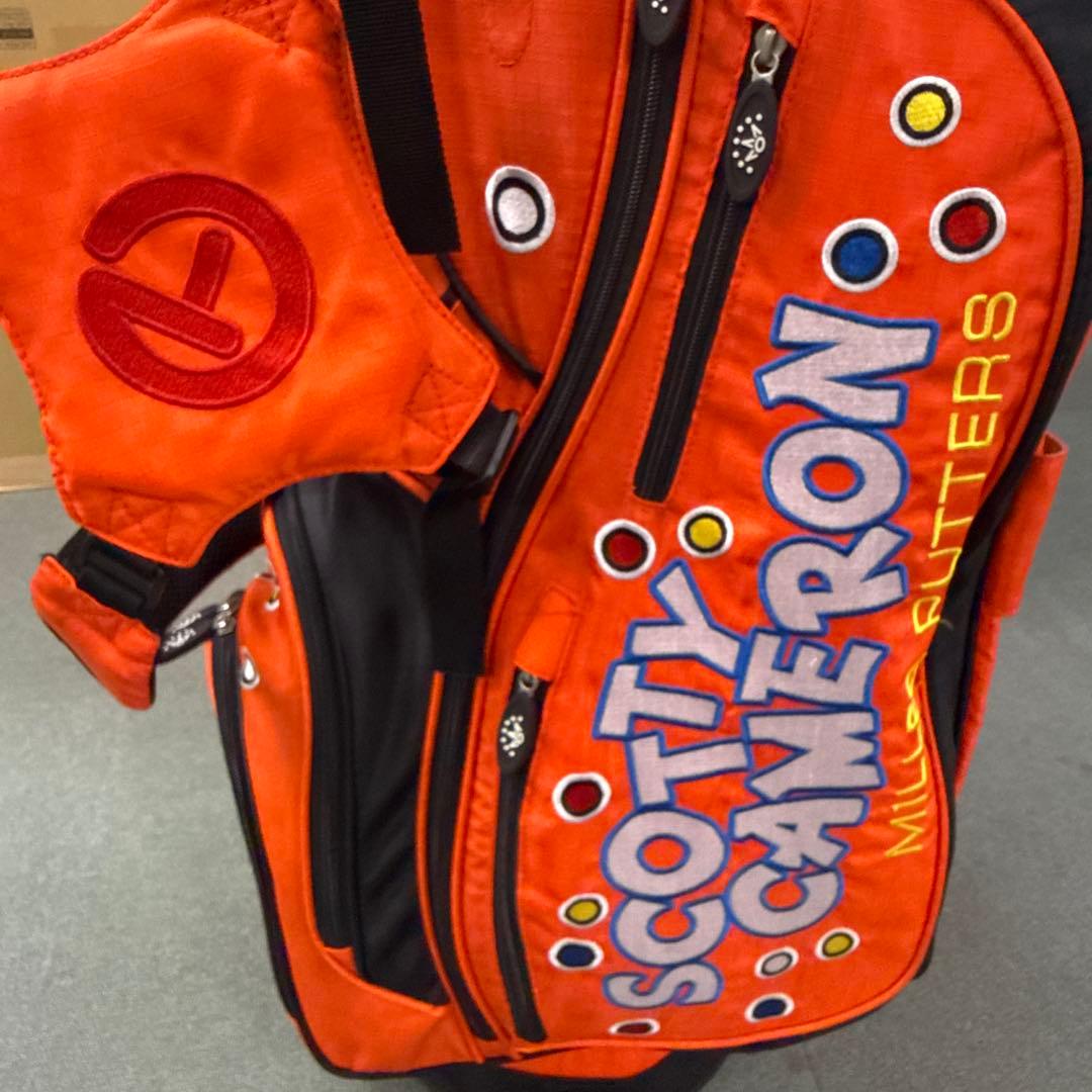 スコッティキャメロン スタンドキャディバッグ ジャックポットジョニー オレンジ