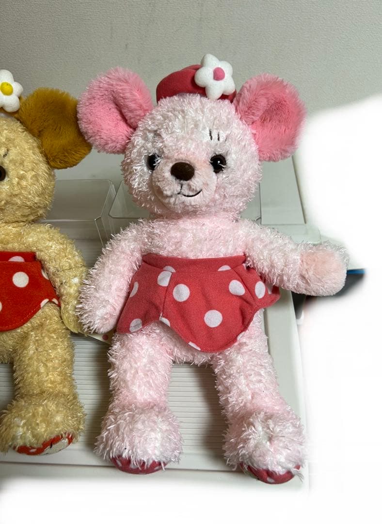 カドリーベアーMサイズのぬいぐるみピンク