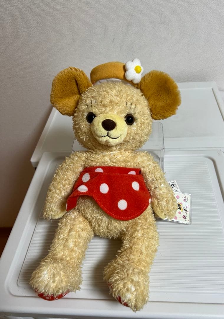 カドリーベアーMサイズのぬいぐるみピンク