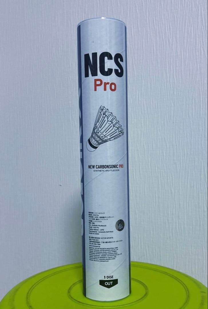 【新品】Victor NCS PRO 人工シャトル 6ダース（72球）3番
