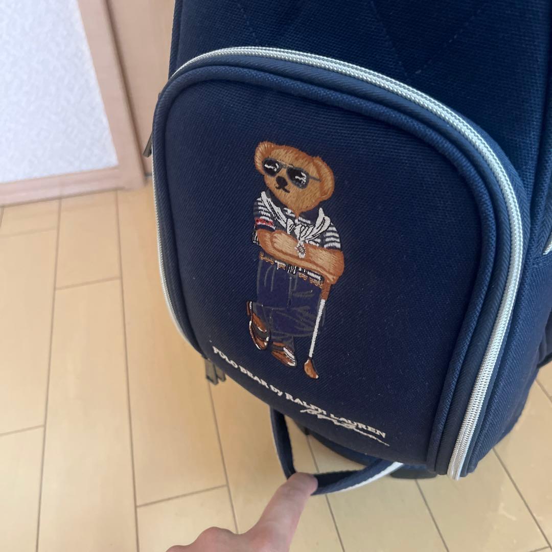 【良状態】POLOラルフローレン キャディバッグ ネイビー 23年モデル