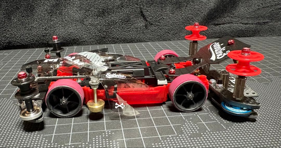 ミニ四駆 アバンテMk.II msフレキ 赤　レッド