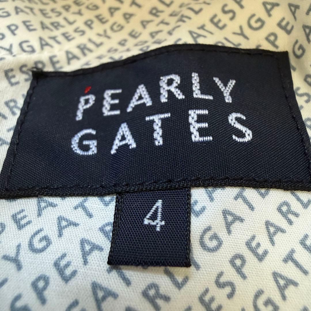 現行モデル　パーリーゲイツ　パンツ　白　M〜L相当 コットン素材　ホワイト　4