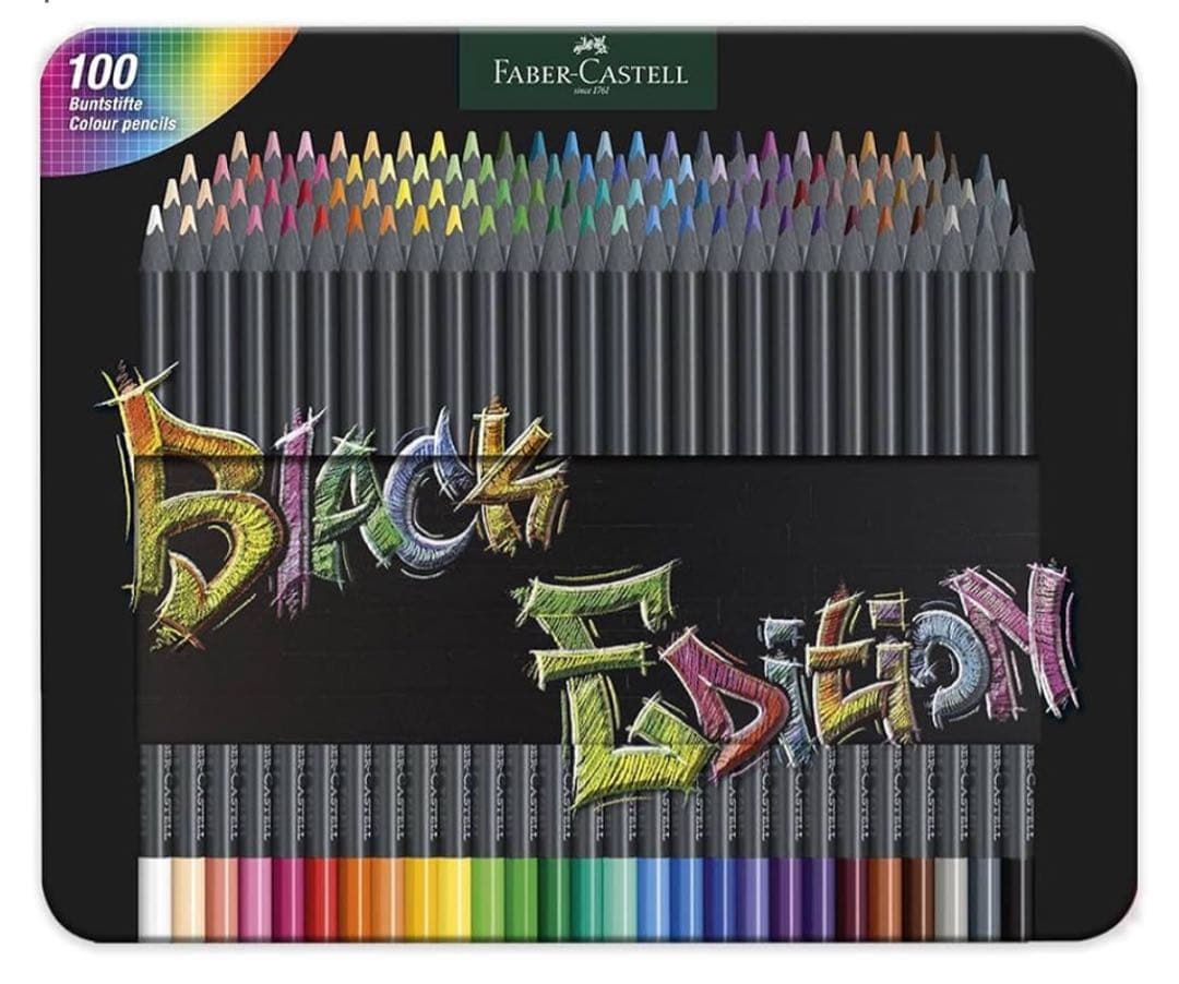 ファーバーカステル　ブラックエディション　色鉛筆　100色セット