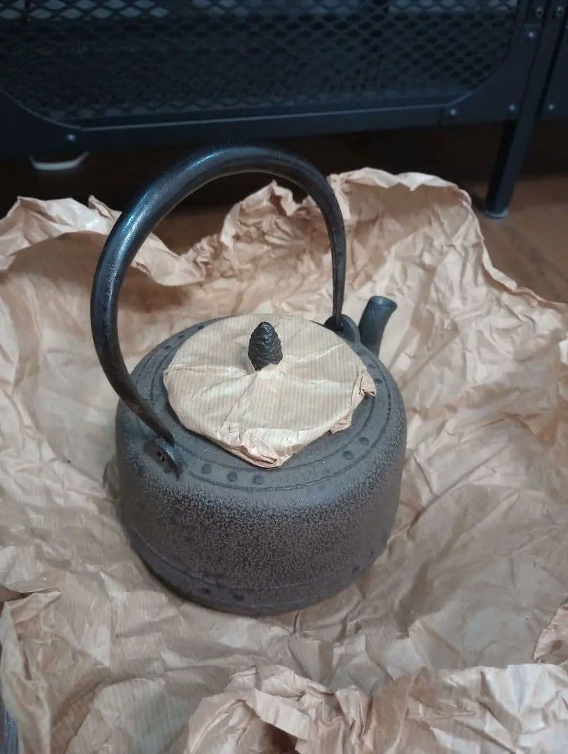 鉄瓶 大阪鋼材株式会社記念品