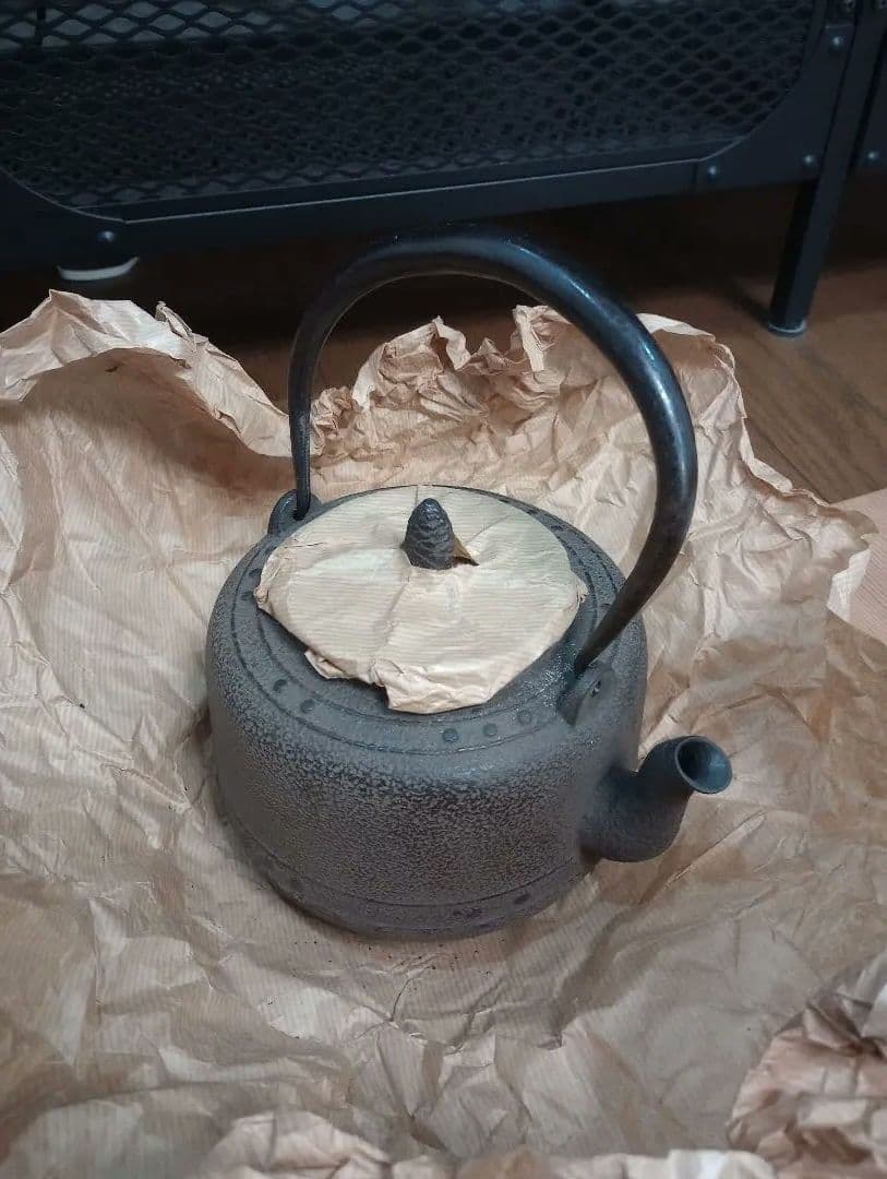 鉄瓶 大阪鋼材株式会社記念品