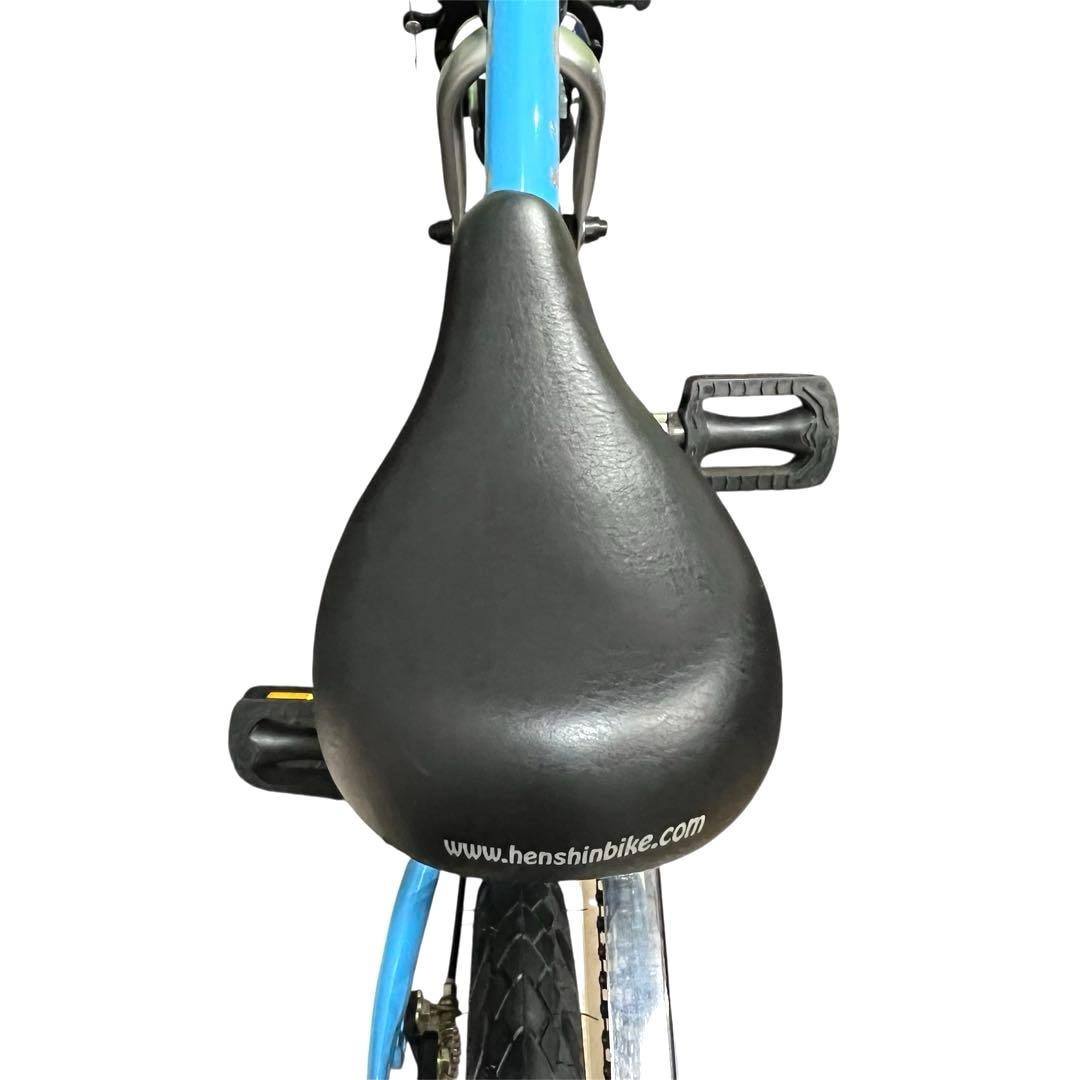 美品☆へんしんバイク2 12インチ　パステルブルー