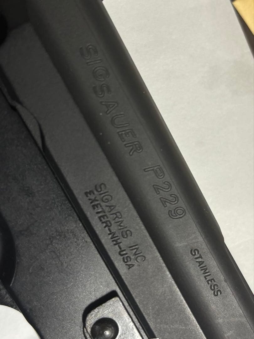 タナカ　シグ　SIG P229 ブローバックガスガン　中古(ガス漏れ有り)