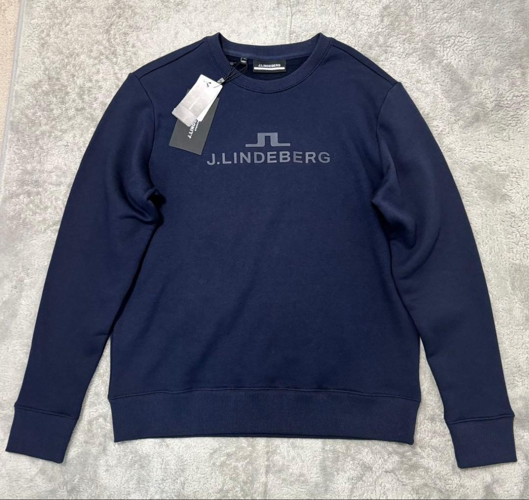 ★新品★ リンドバーグ 裏起毛トレーナー ゴルフ ラバーロゴ 定価25300円