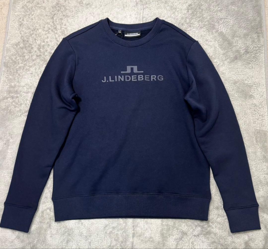 ★新品★ リンドバーグ 裏起毛トレーナー ゴルフ ラバーロゴ 定価25300円
