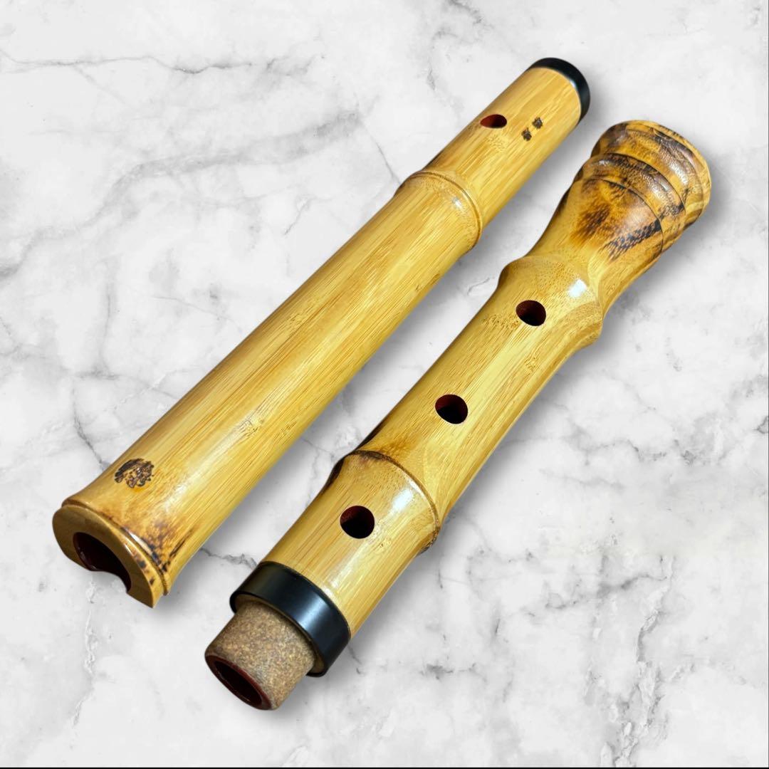 【美品】琴古流　胡蝶　尺八完全調律管　(株）ワダ楽器