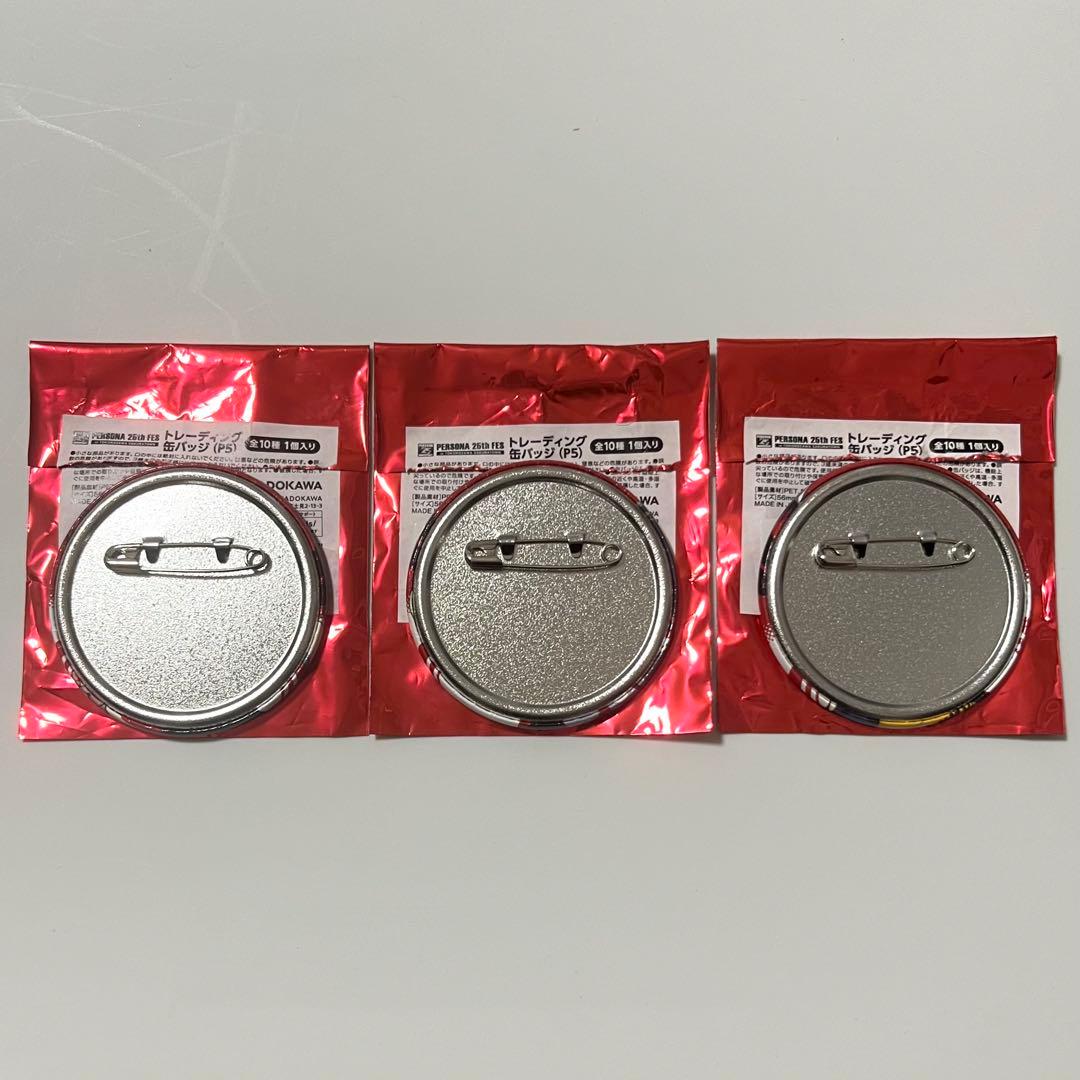 ペルソナ5 缶バッジ アクリルスタンド 5点セット