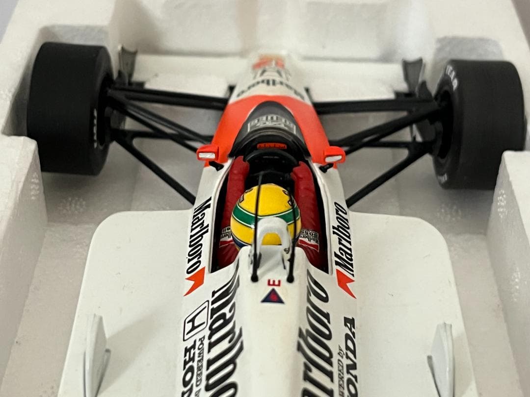 ミニチャンプス 1/18 McLaren MP4/4 A.セナ 1988 箱付