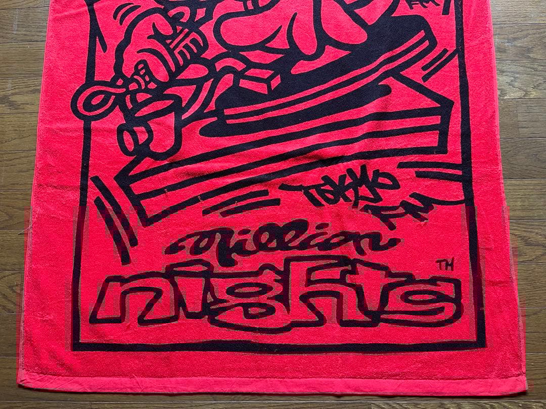 赤坂泰彦 ミリオンナイツ 激レア 大判プリントタオル【未使用品】TOKYO FM