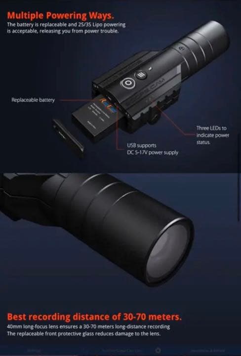 RUNCAM SCOPE LITE ランカムスコープ ライト　バッテリー3個