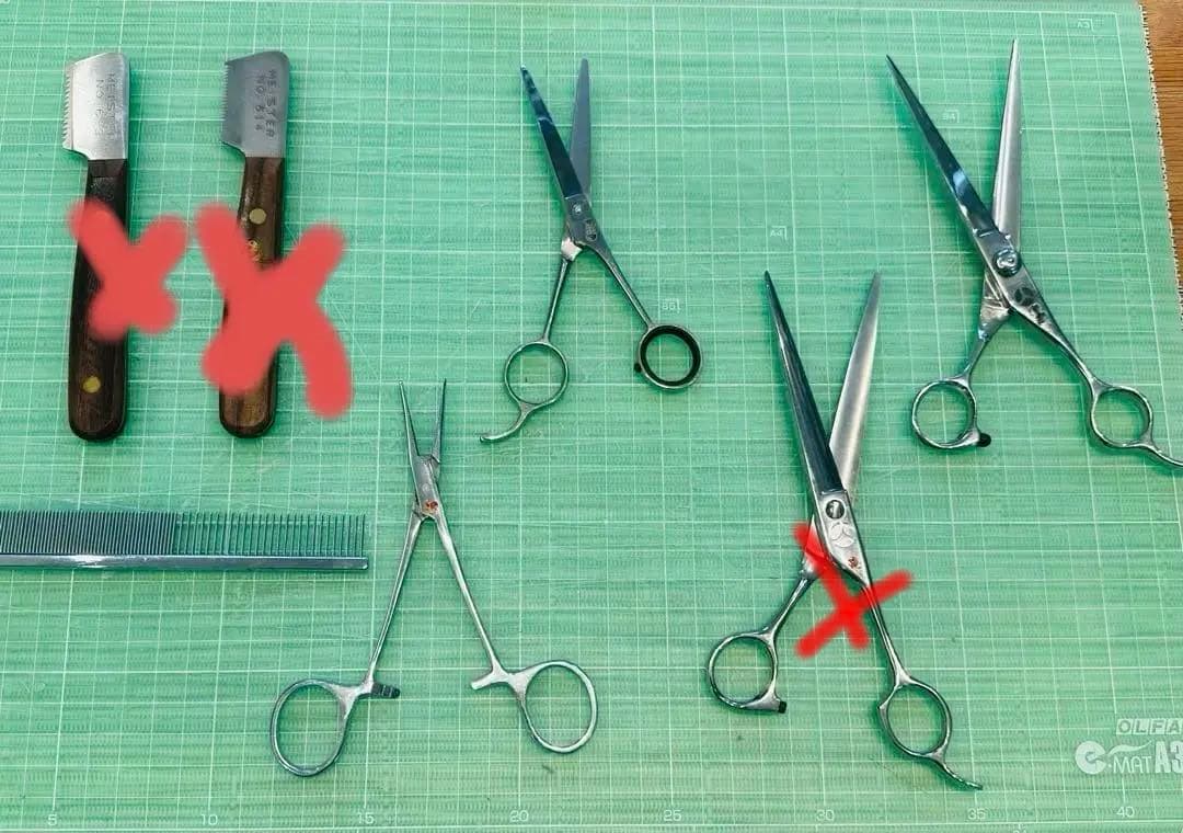 ペットトリミング用　シザーセット