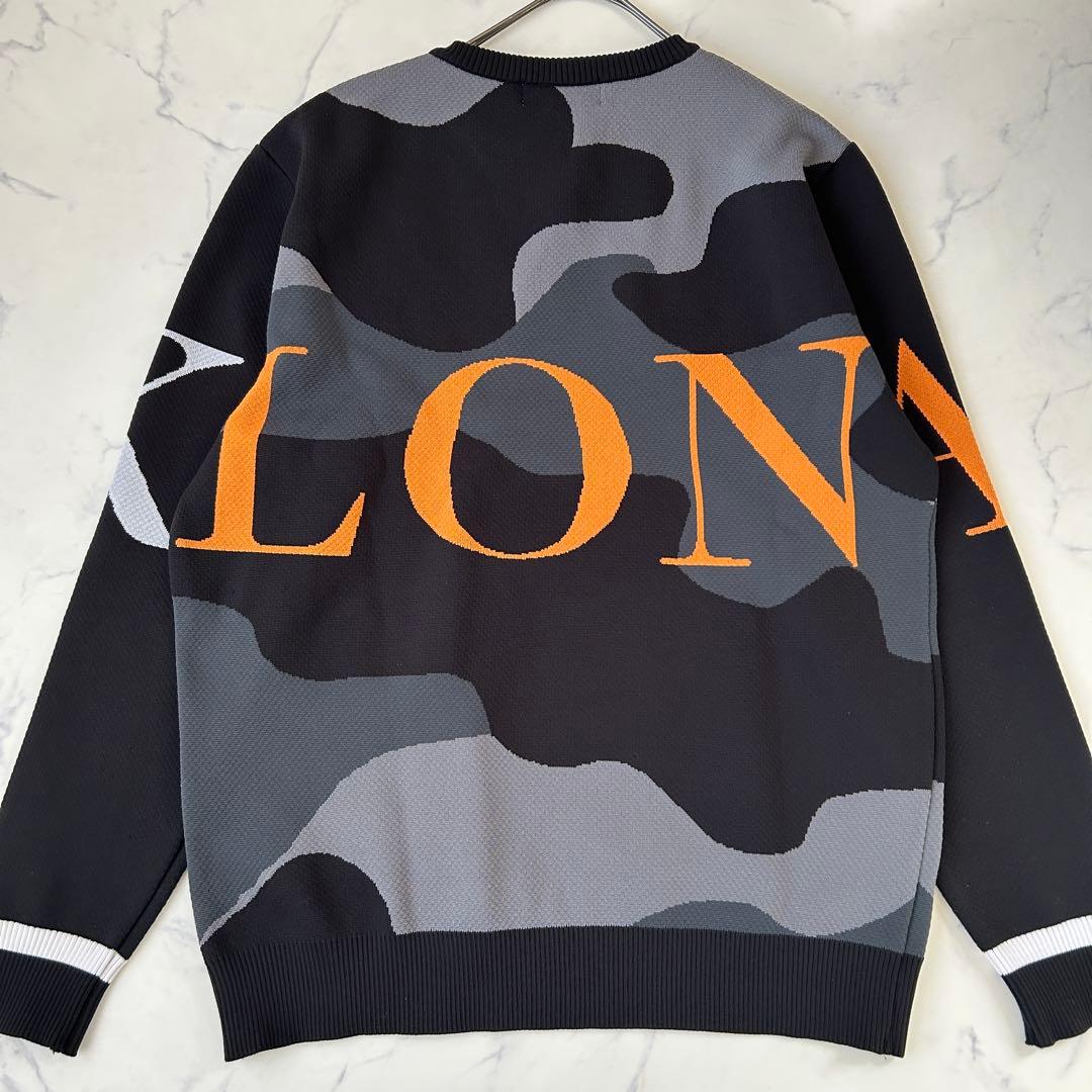 極美品 マークアンドロナ 2022年モデル セーター ニット カモフラ 迷彩