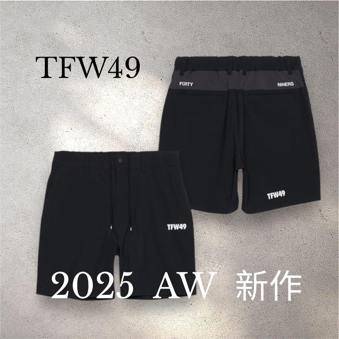 新品タグ付き❤️2025AW新作❤️ブラックハーフパンツ