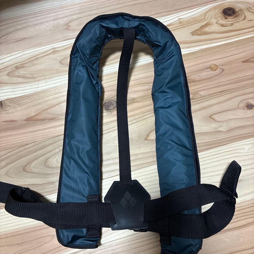 mont-bell インフレータブルライフベスト ブルーグリーン