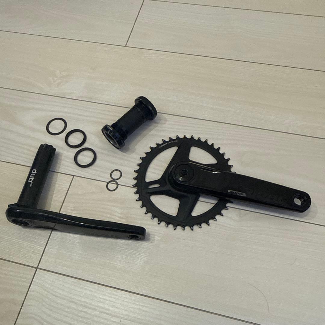 SRAM RIVAL フロントシングル クランク 12spd + TNI BB