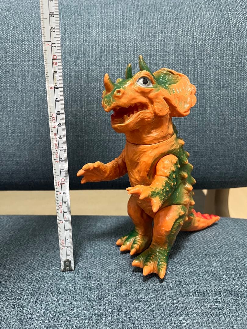 トリケラン ソフビ 三浦トーイ パチ怪獣 昭和レトロ　マルサン ブルマァク