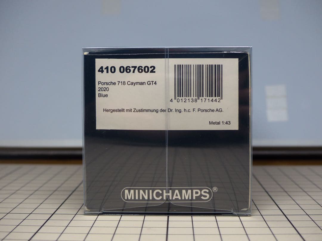 MINICHAMPS ミニチャンプス 718 GT4マイアミブルー