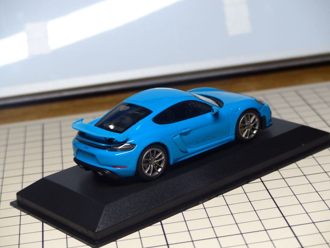 MINICHAMPS ミニチャンプス 718 GT4マイアミブルー