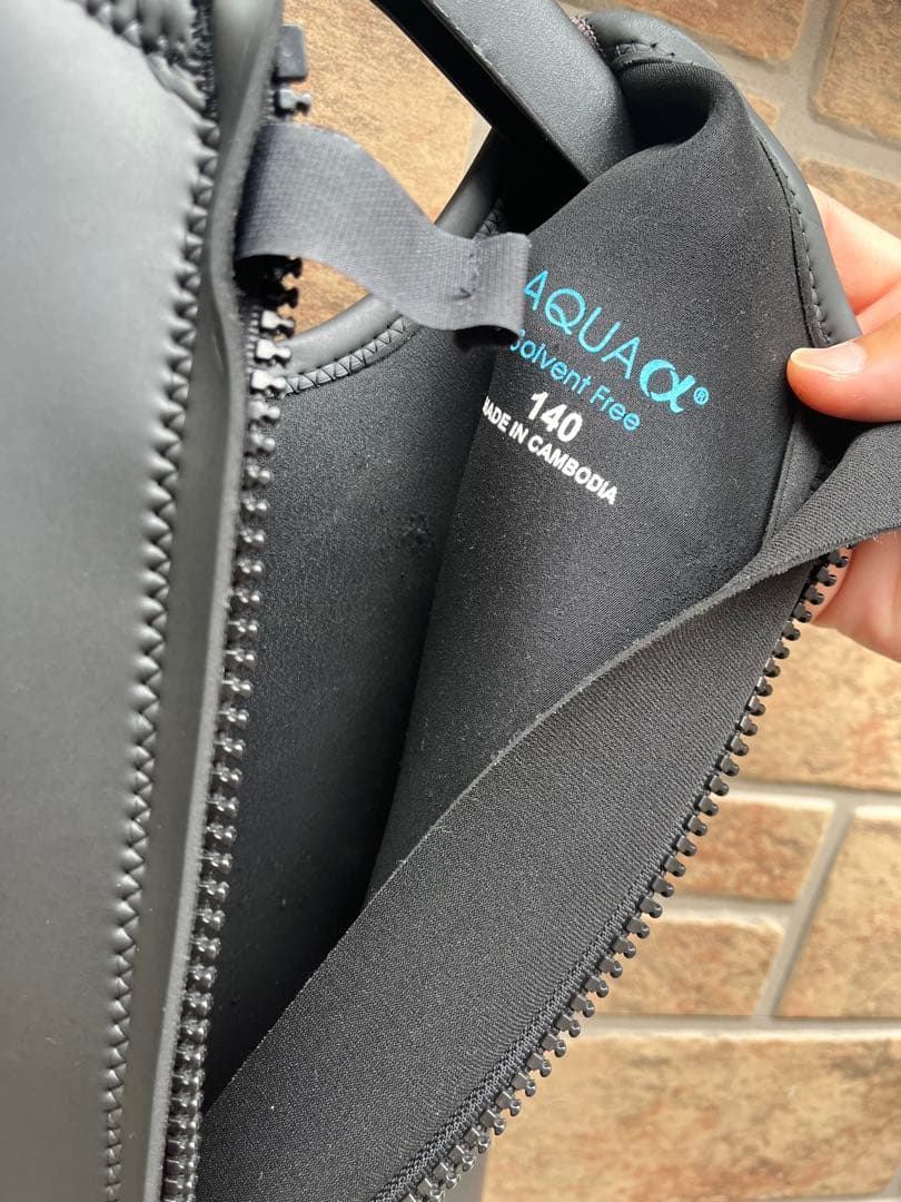 Fellow キッズウェットスーツ 140 ジャケット+ロングジョンセット