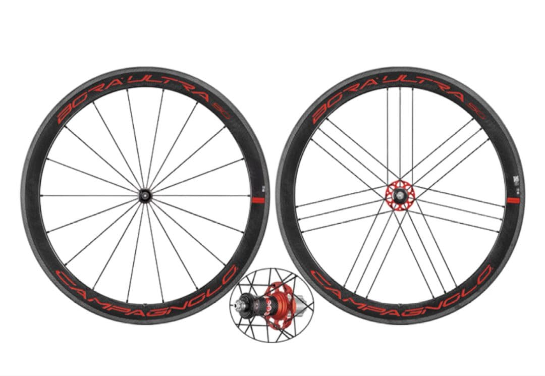 カンパニョーロ BORA ULTRA 50　レッドフランジ