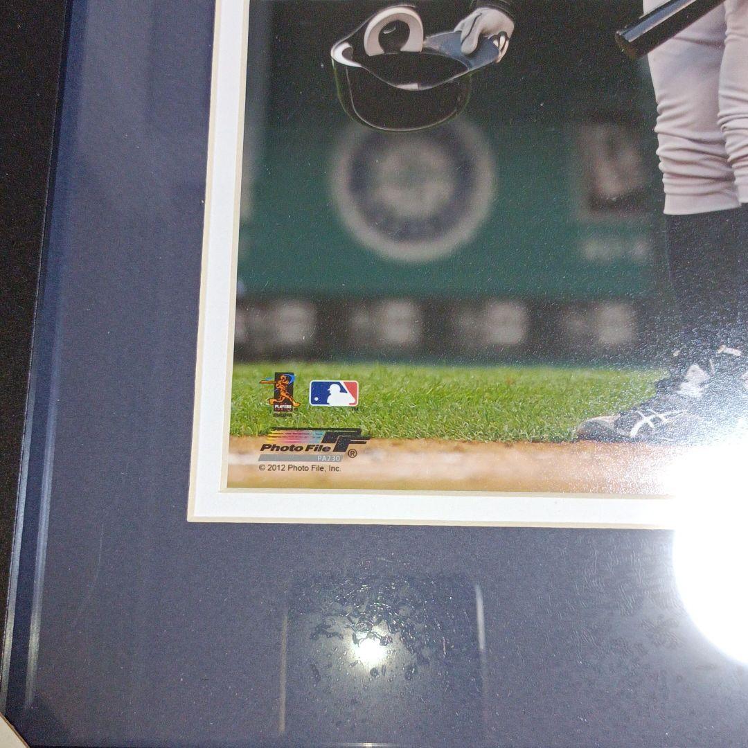 USAにて購入! イチローさん、NYヤンキース移籍時の初打席での写真、プレート付