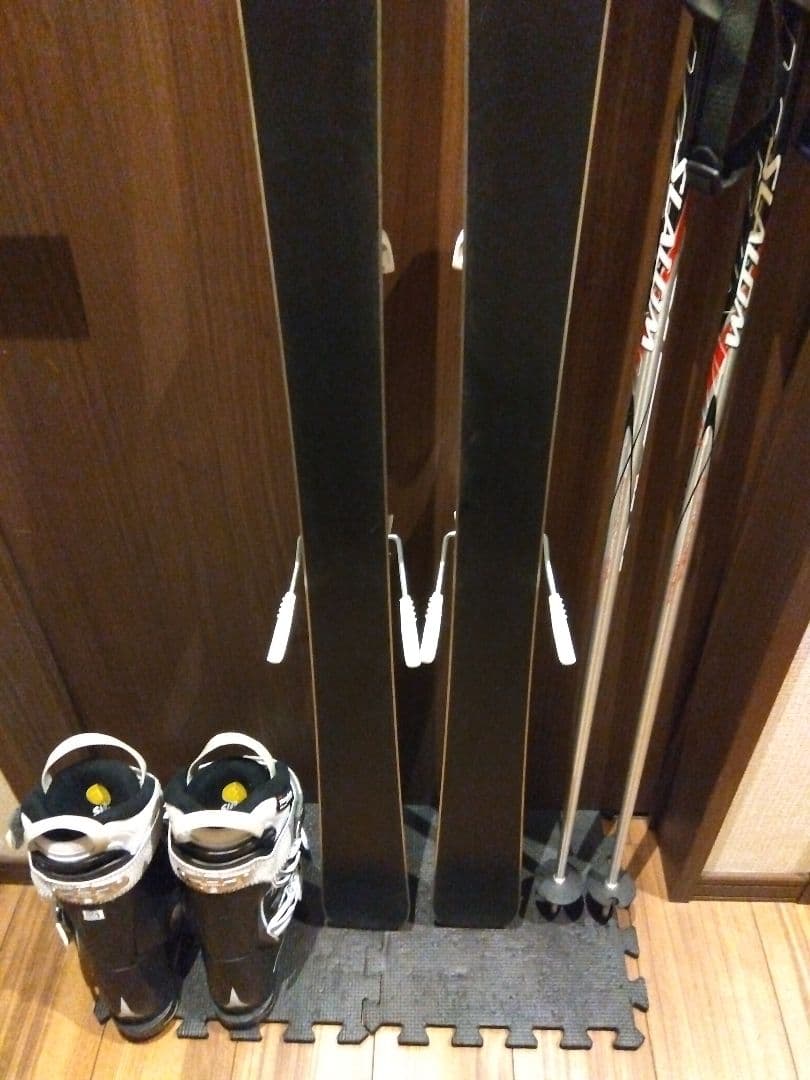 STREULE/学生・レディース用/スキーセット/メンテ・WAX済み✔軽量板！