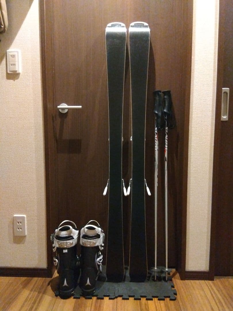 STREULE/学生・レディース用/スキーセット/メンテ・WAX済み✔軽量板！