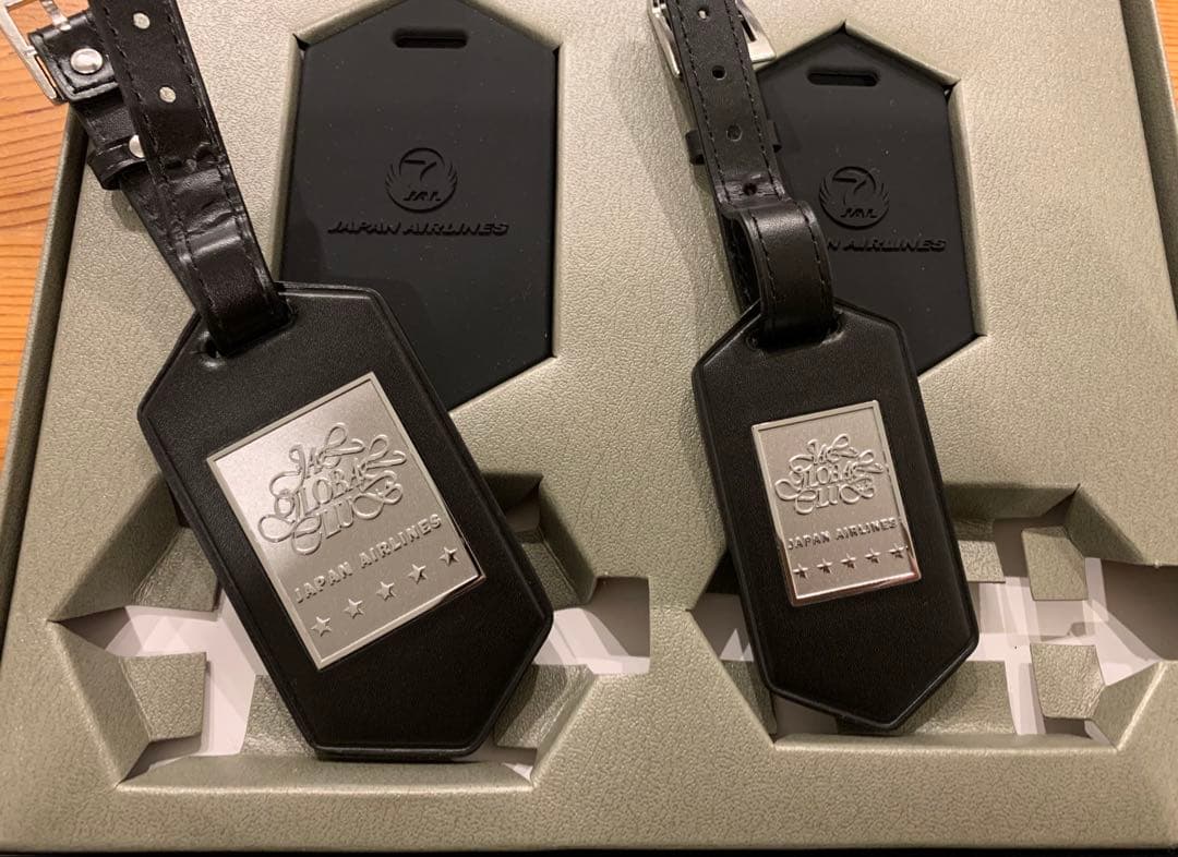 JAL グローバルクラブ　亀タグ　ラゲージタグ　黒色　新品未使用品