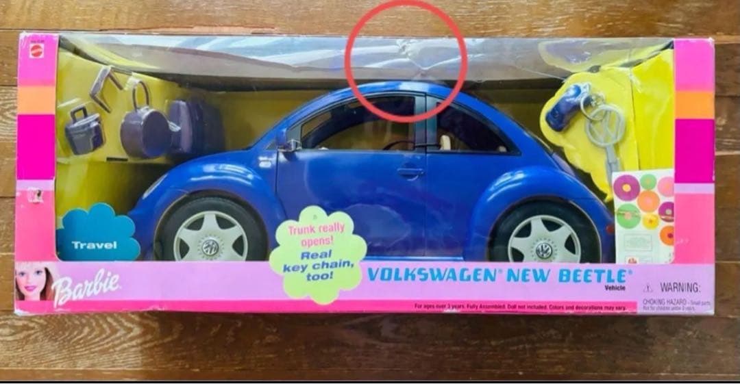 Barbieフォクルスワーゲン ニュービートル